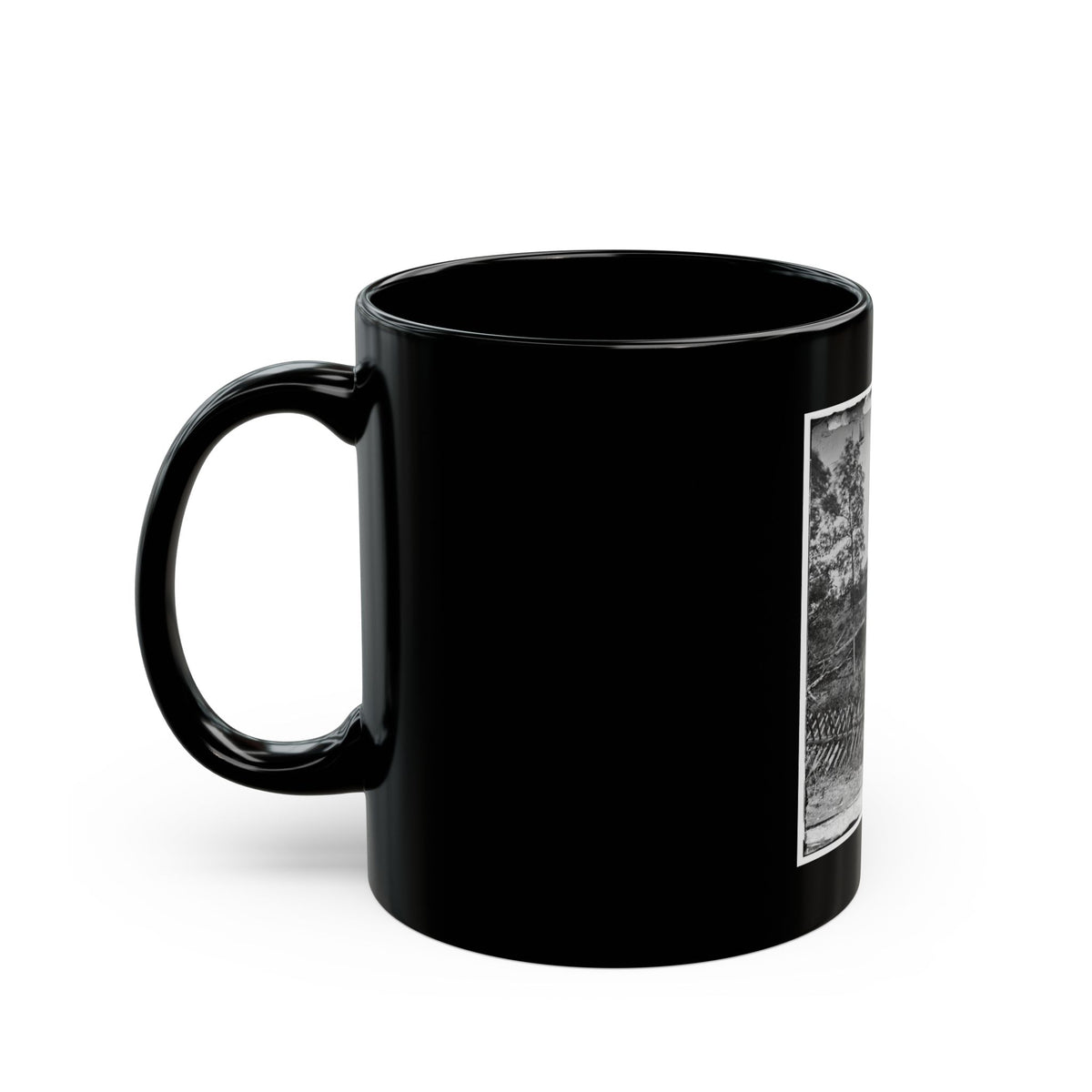 Atlanta, Georgia. Fortifications(2) (U.S. Civil War) Black Coffee Mug