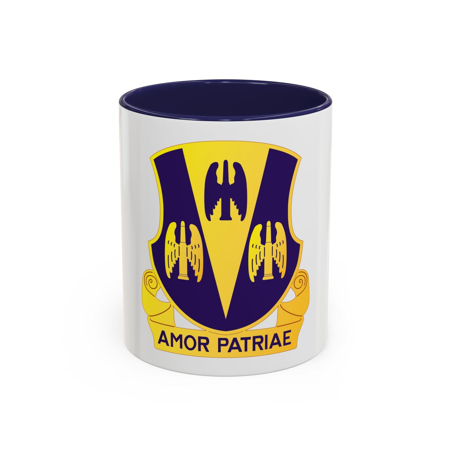 63 Antiaircraft Artillery Battalion (U.S. Army) Accent Coffee Mug
