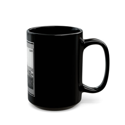 Broadway Landing, Appomattox River, Virginia (U.S. Civil War) Black Coffee Mug