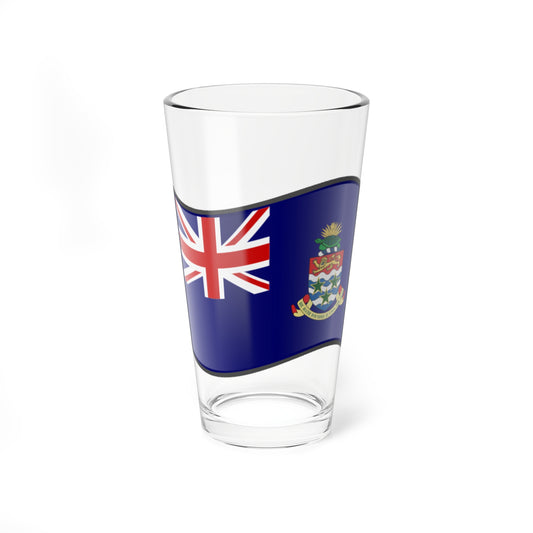 Nuvola Caymanian flag (United Kingdom) Pint Glass 16oz