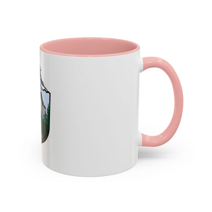 USCG Sailor Squatch (U.S. Coast Guard) Accent Coffee Mug