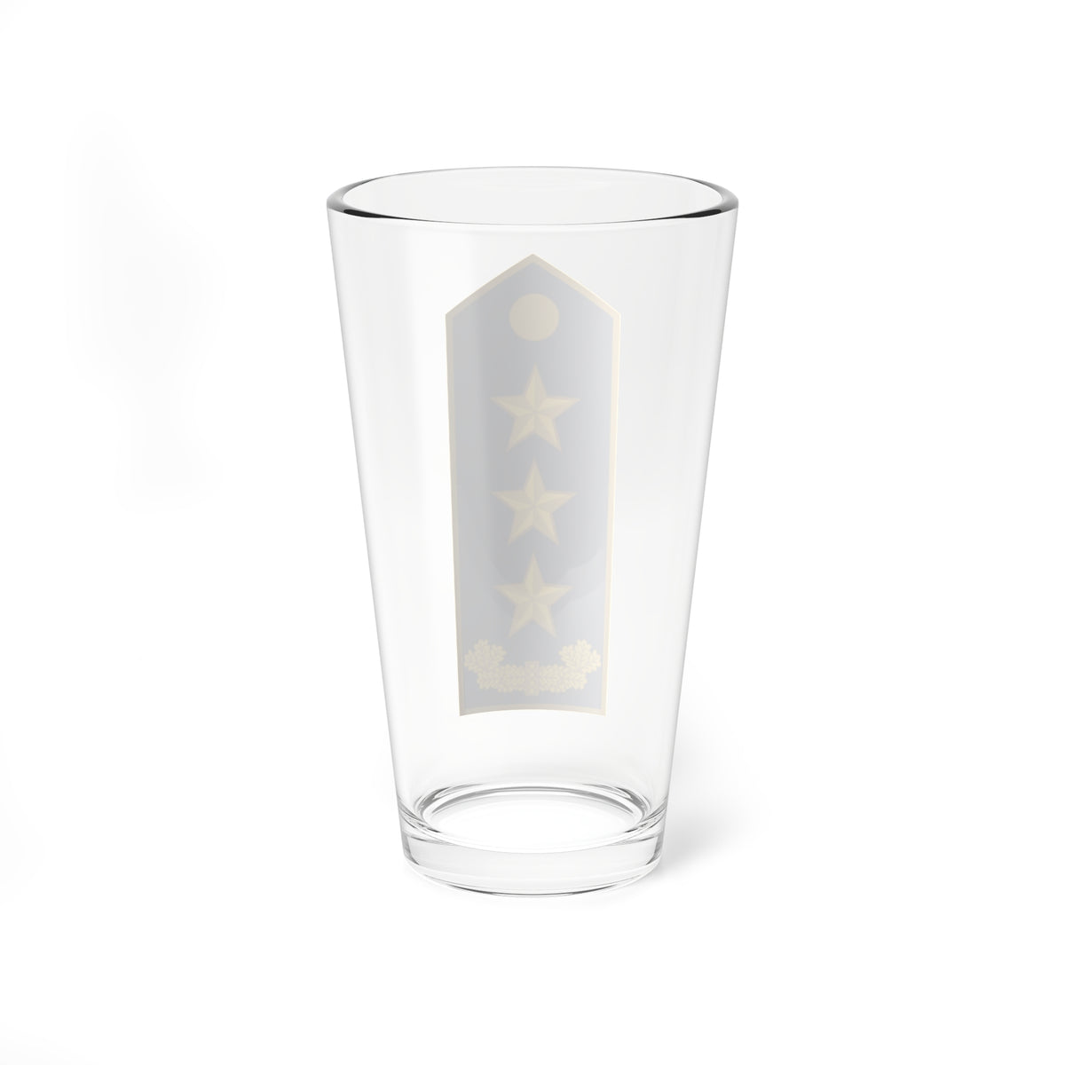 ALB Airforce OF 8 (Albania) (Military Rank) Pint Glass 16oz