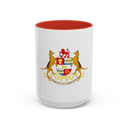 Coat of arms of Tasmania - Accent Coffee Mug
