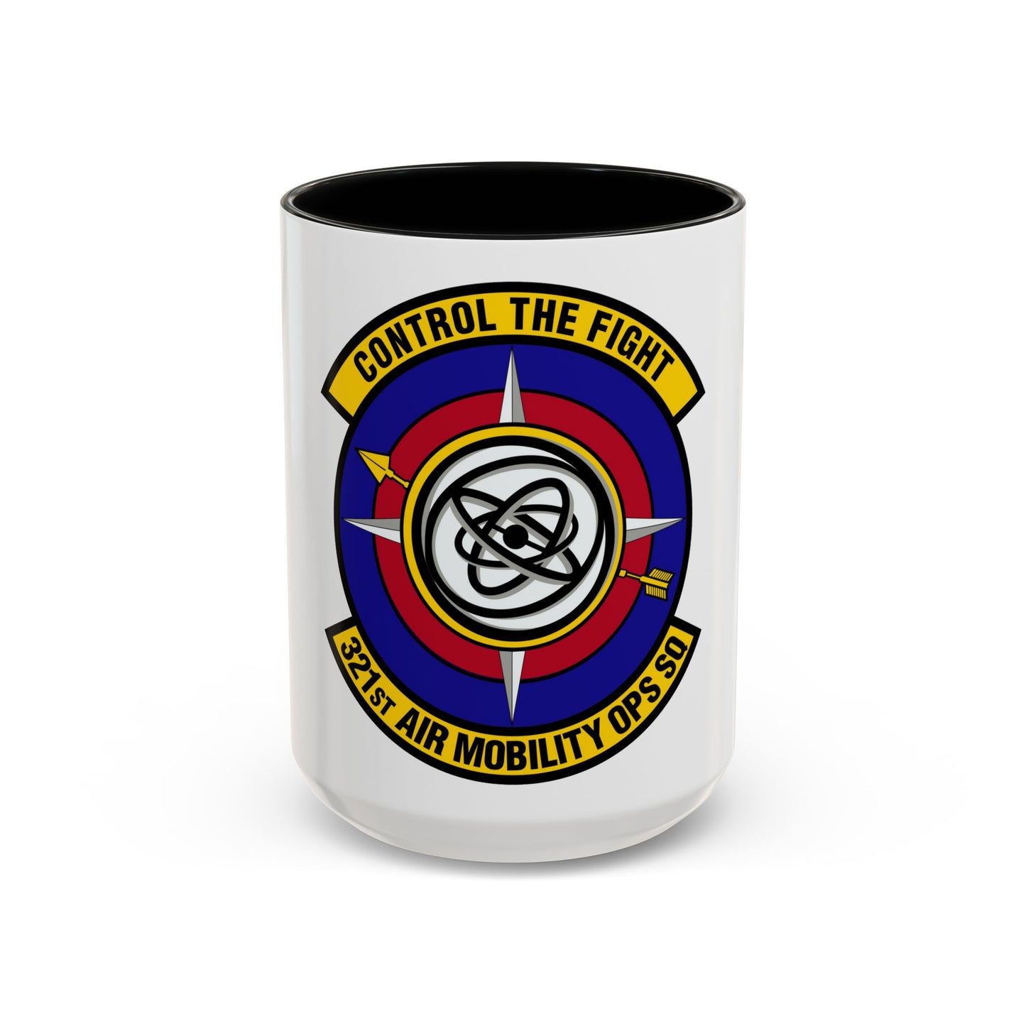 321 Air Mobility Operations Squadron (U.S. Air Force) Accent Coffee Mug