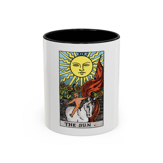 The Sun (Tarot Card) Accent Coffee Mug