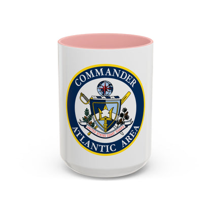 COMMANDER ATLANTIC AREA (U.S. Coast Guard) Accent Coffee Mug