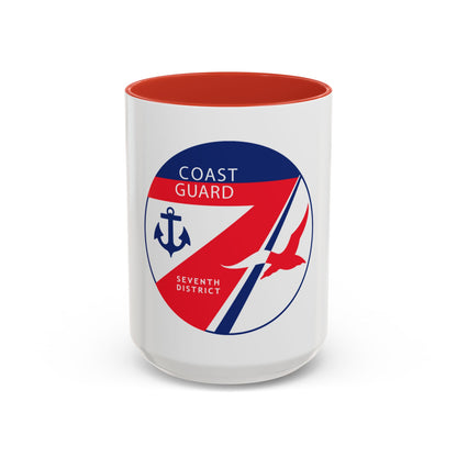 Coast Guard Seventh District (U.S. Coast Guard) Accent Coffee Mug