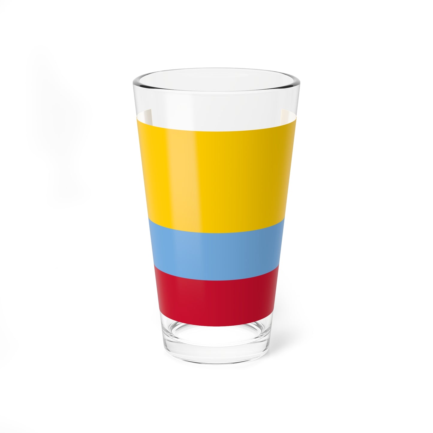 Flag of Venezuela with no coat of arms 1811-1836 (Colombia) Pint Glass 16oz