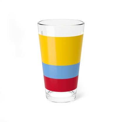 Flag of Venezuela with no coat of arms 1811-1836 (Colombia) Pint Glass 16oz