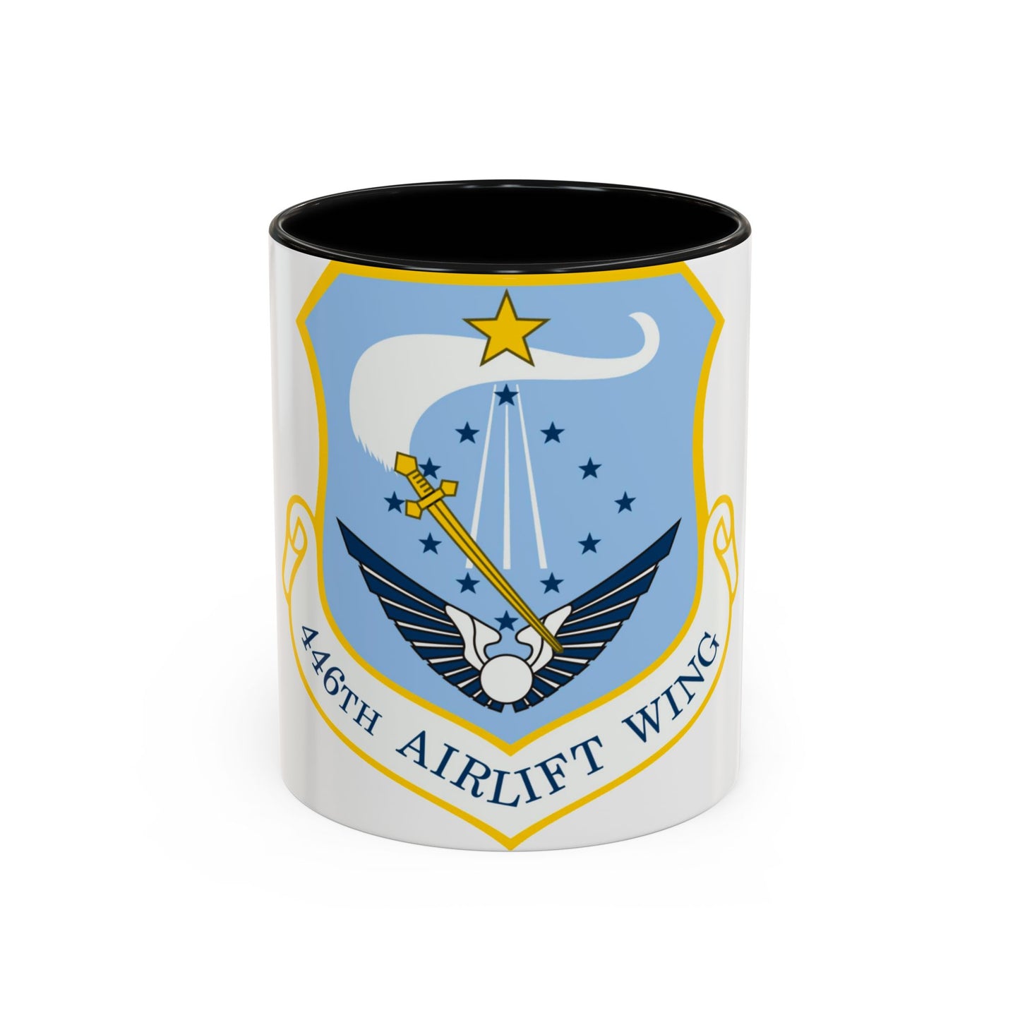 446th Airlift Wing (U.S. Air Force) Accent Coffee Mug