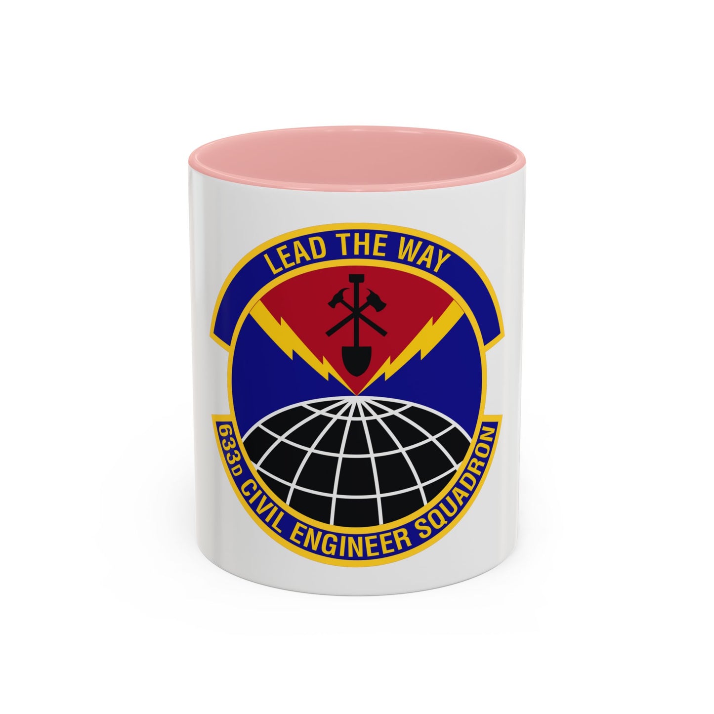 633d Civil Engineer Squadron (U.S. Air Force) Accent Coffee Mug