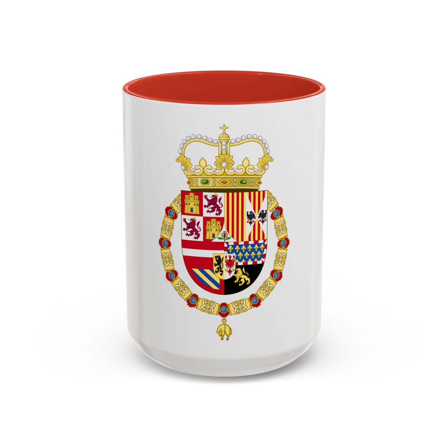 Coat of Arms of Charles II of Spain (1668-1700) - Accent Coffee Mug