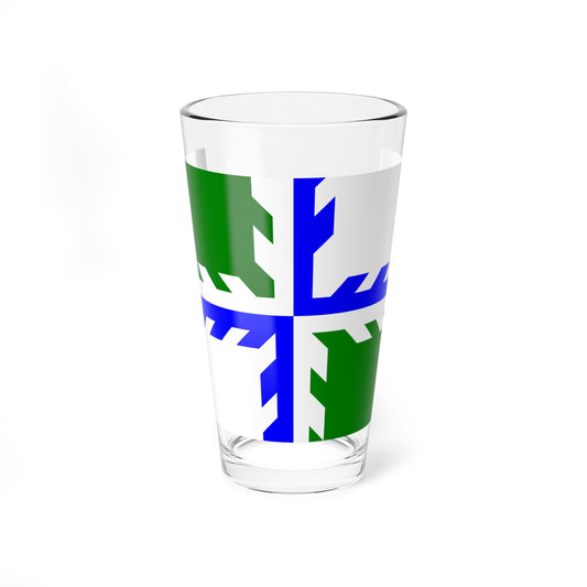 Flag of Vurnarsky district (Russia) Pint Glass 16oz