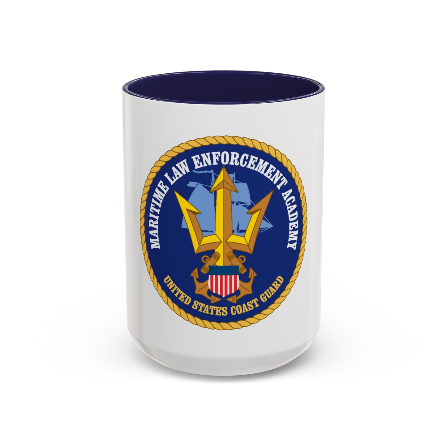 USCG Maritime Law Enforcement Academy (U.S. Coast Guard) Accent Coffee Mug