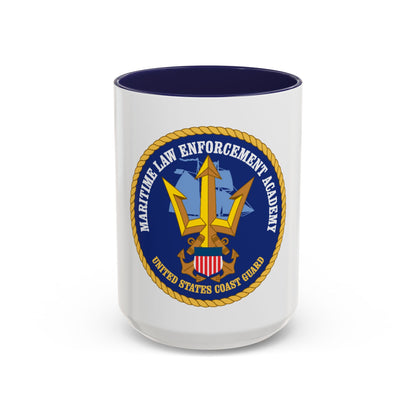 USCG Maritime Law Enforcement Academy (U.S. Coast Guard) Accent Coffee Mug