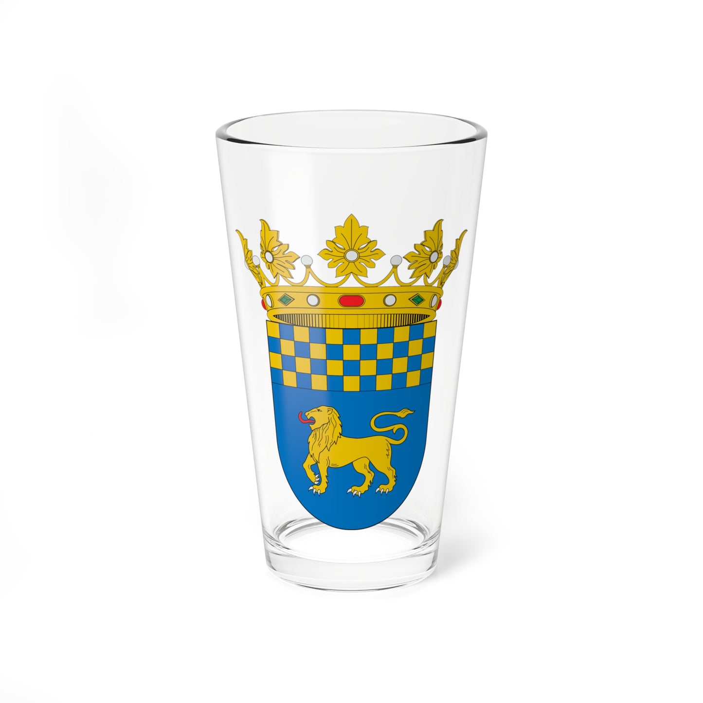 Escudo de Aielo de Malferit (Spain) (Coat of Arms) Pint Glass 16oz