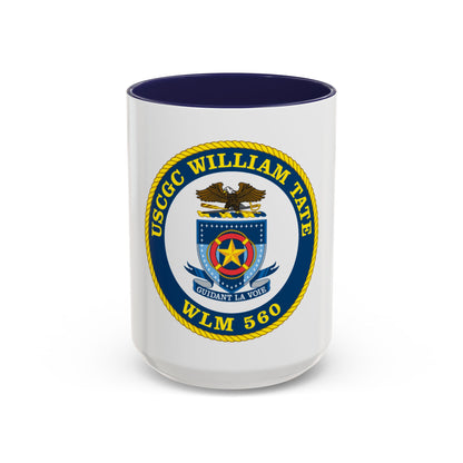 USCGC William Tate WLM 560 (U.S. Coast Guard) Accent Coffee Mug
