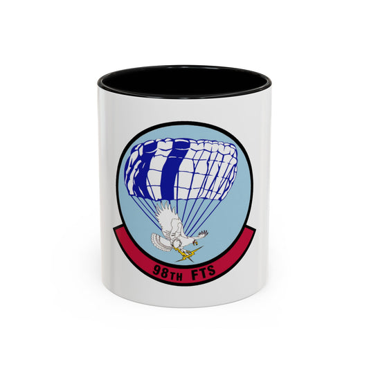 98 Flying Training Squadron AETC (U.S. Air Force) Accent Coffee Mug