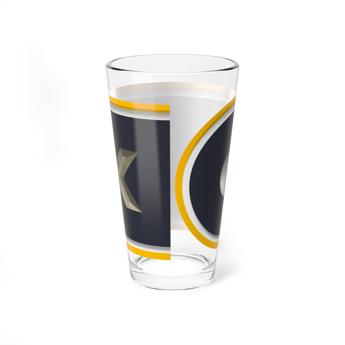 LD B 33a Oberfähnrich   Rotation (Military Rank) Pint Glass 16oz