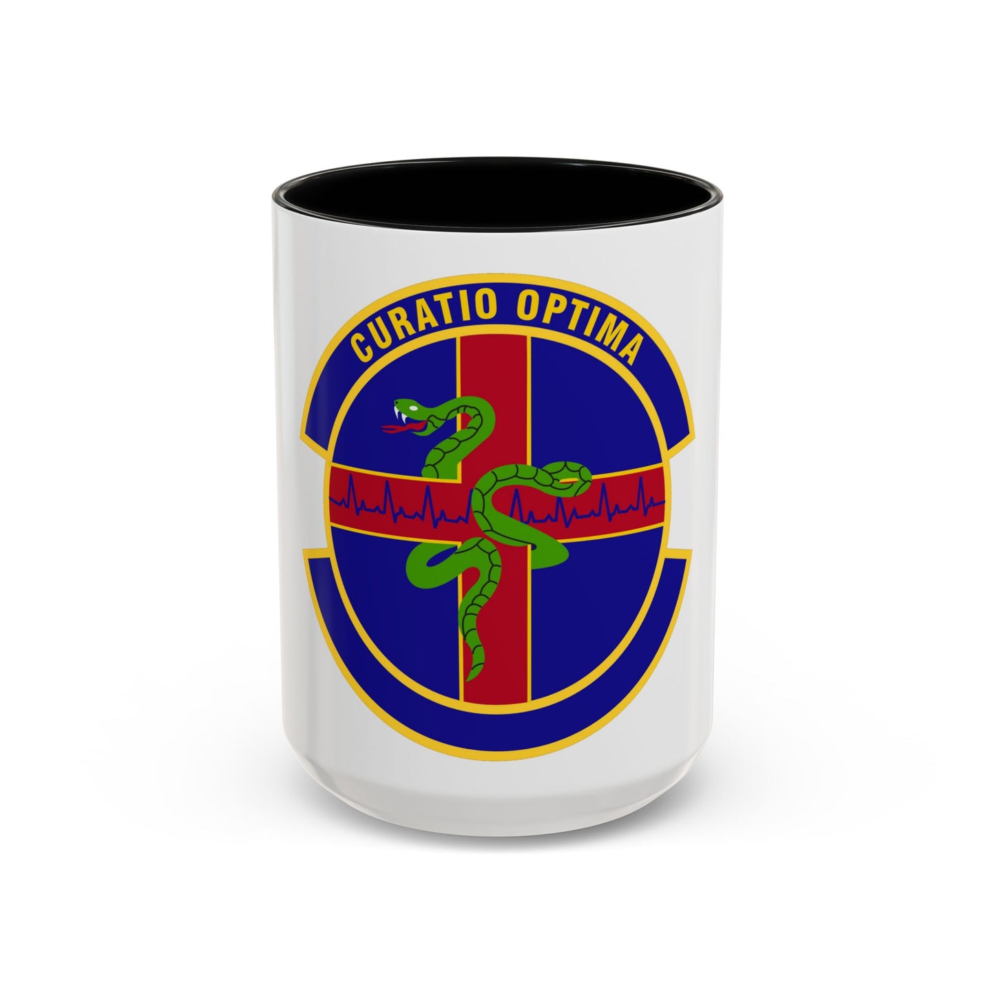 412 Healthcare Operations Squadron AFMC (U.S. Air Force) Accent Coffee Mug