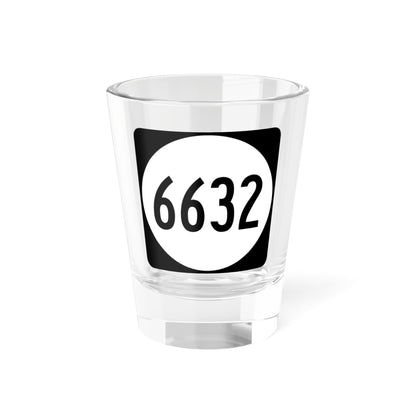 PR tertiary 6632 (Puerto Rico) (Road Sign) Shot Glass 1.5oz
