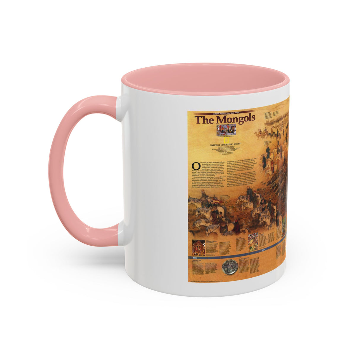 Mongols, The (1996) (Map) Accent Coffee Mug