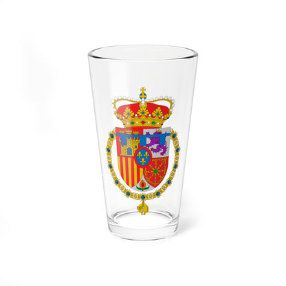 Escudo de Leonor Princesa de Asturias (Spain) (Coat of Arms) Pint Glass 16oz