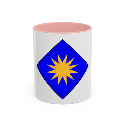 40th Infantry Division CSIB (U.S. Army) Accent Coffee Mug