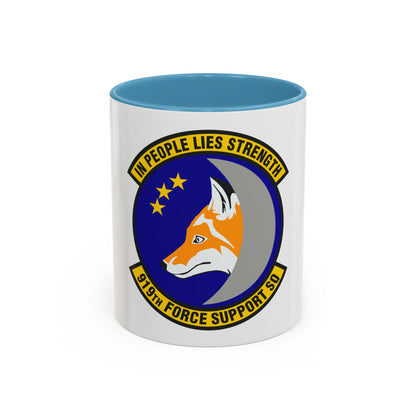 919th Force Support Squadron (U.S. Air Force) Accent Coffee Mug