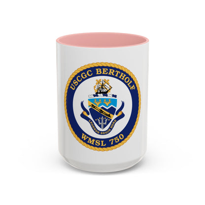 USCGC Bertholf WMSL 750 (U.S. Coast Guard) Accent Coffee Mug