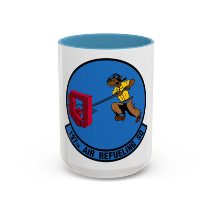 197 Air Refueling Squadron (U.S. Air Force) Accent Coffee Mug