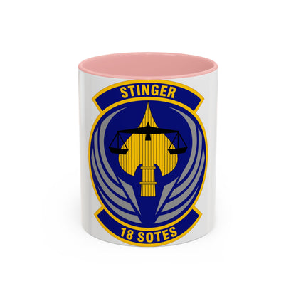 18 Special Operations Test and Evaluation Squadron AFSOC (U.S. Air Force) Accent Coffee Mug