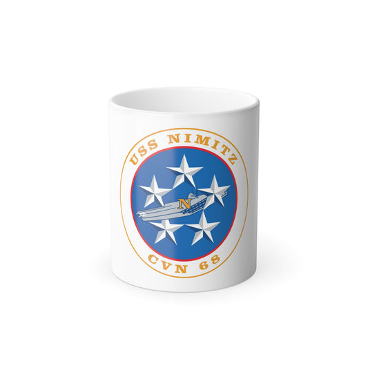 USS Nimitz CVN 68 (U.S. Navy) Color Changing Mug 11oz
