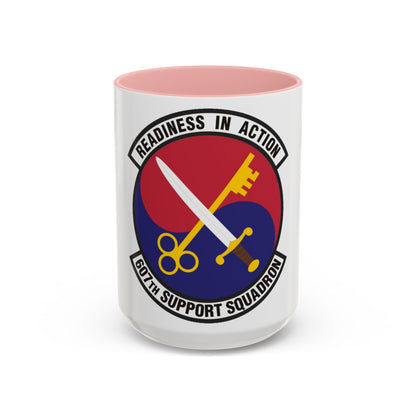 607th Support Squadron (U.S. Air Force) Accent Coffee Mug