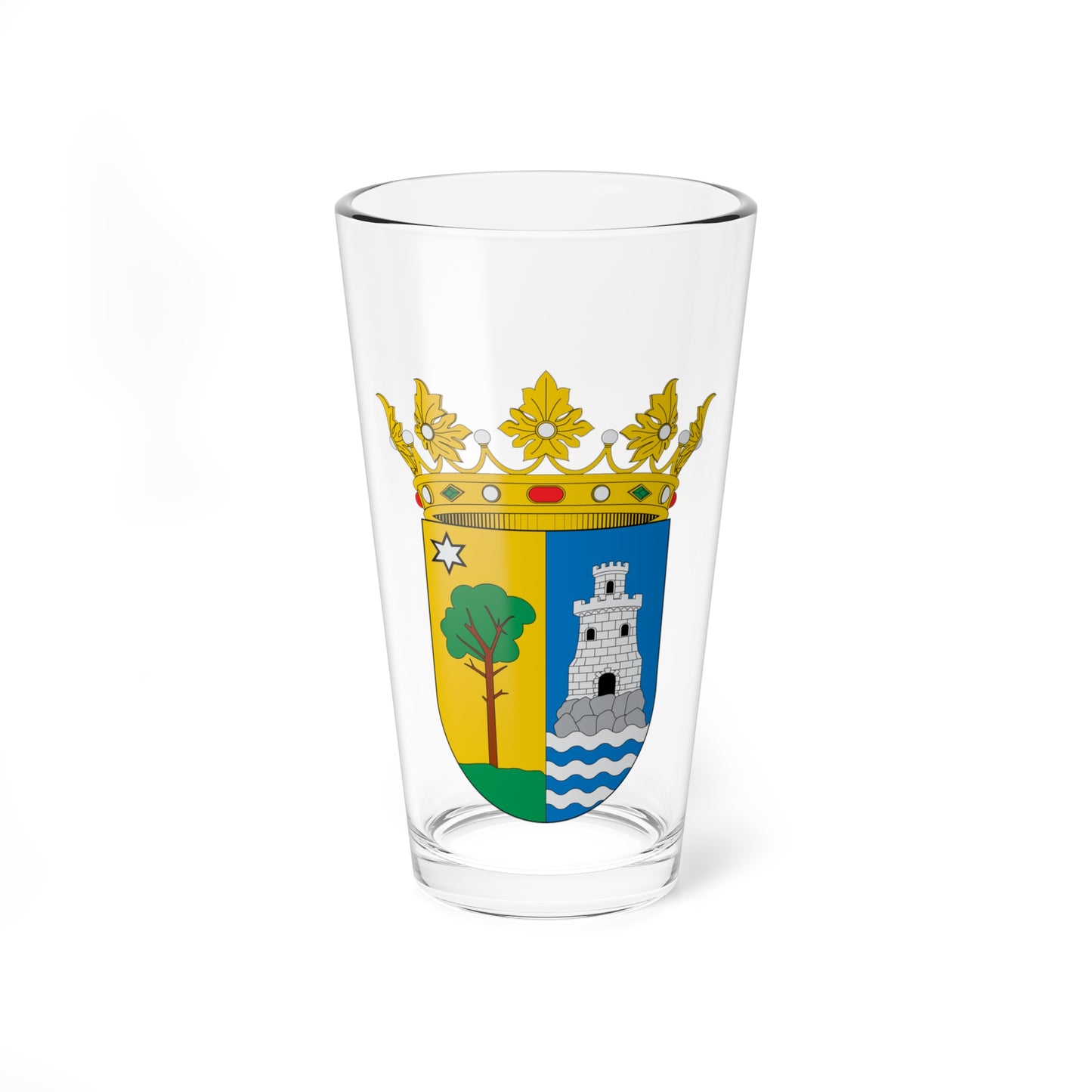 Escudo de San Pedro del Pinatar (Spain) (Coat of Arms) Pint Glass 16oz