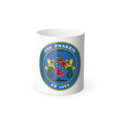 USS Pharris FF 1094 (U.S. Navy) Color Changing Mug 11oz