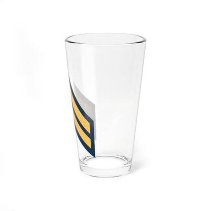 Army USA OR 04a (United States) (Military Rank) Pint Glass 16oz