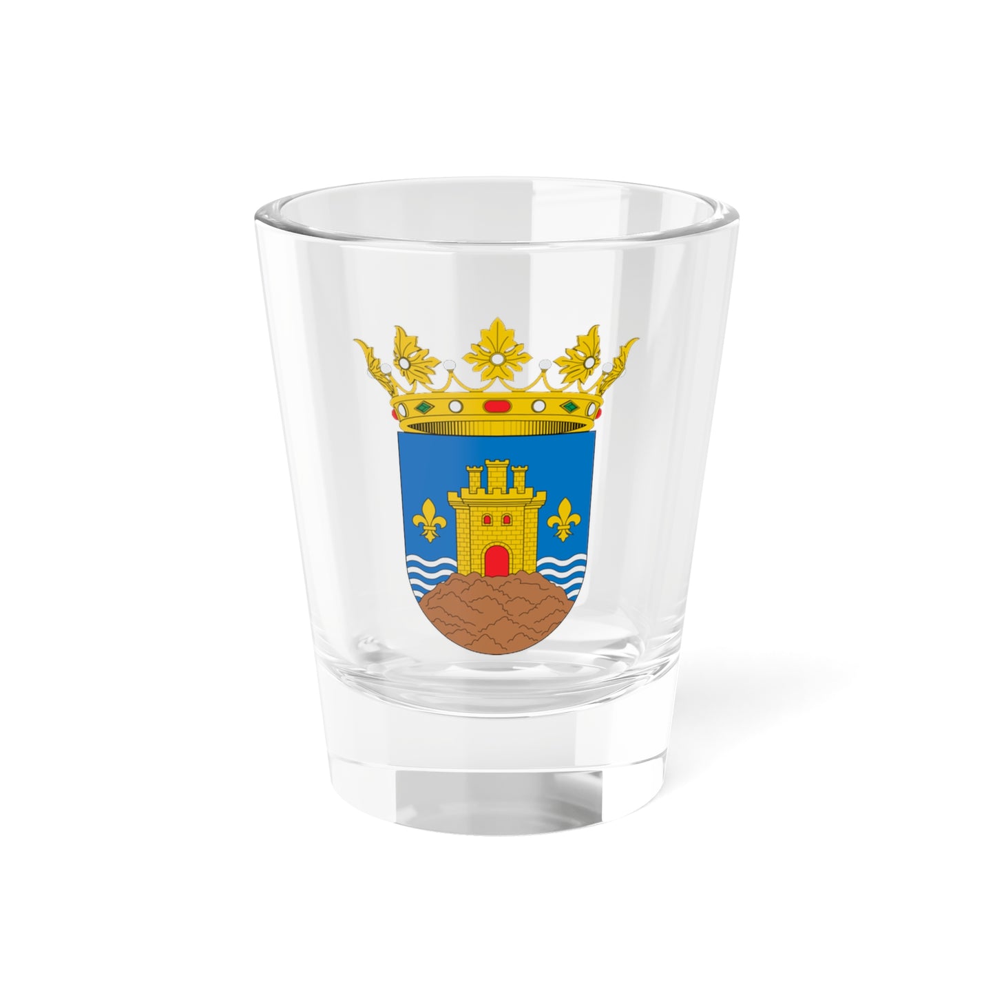 Escudo de Peñíscola (Spain) (Coat of Arms) Shot Glass 1.5oz