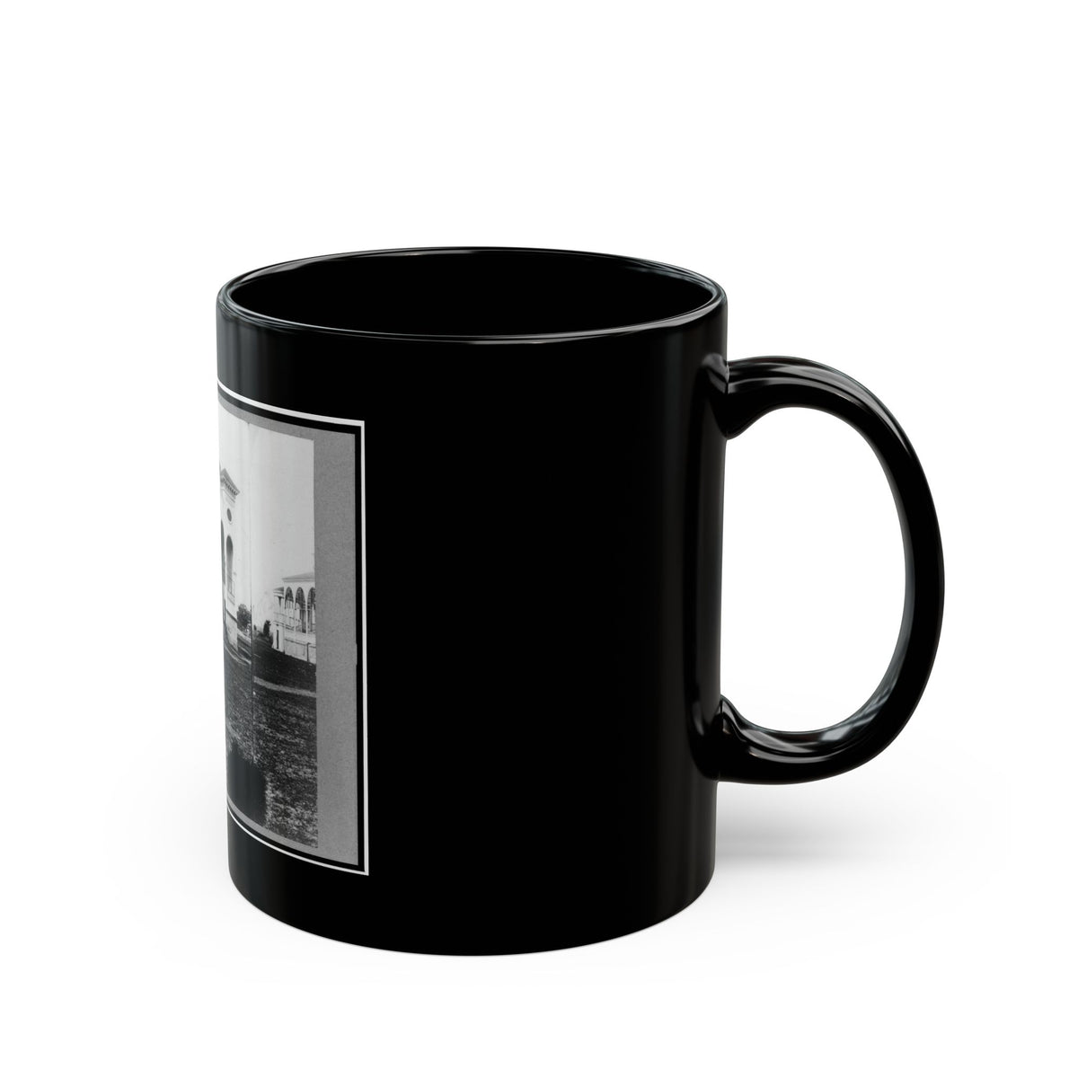 Club House Race Course, Where Federal Officers Were Confined, Charleston, S.C., April 1865 (U.S. Civil War) Black Coffee Mug