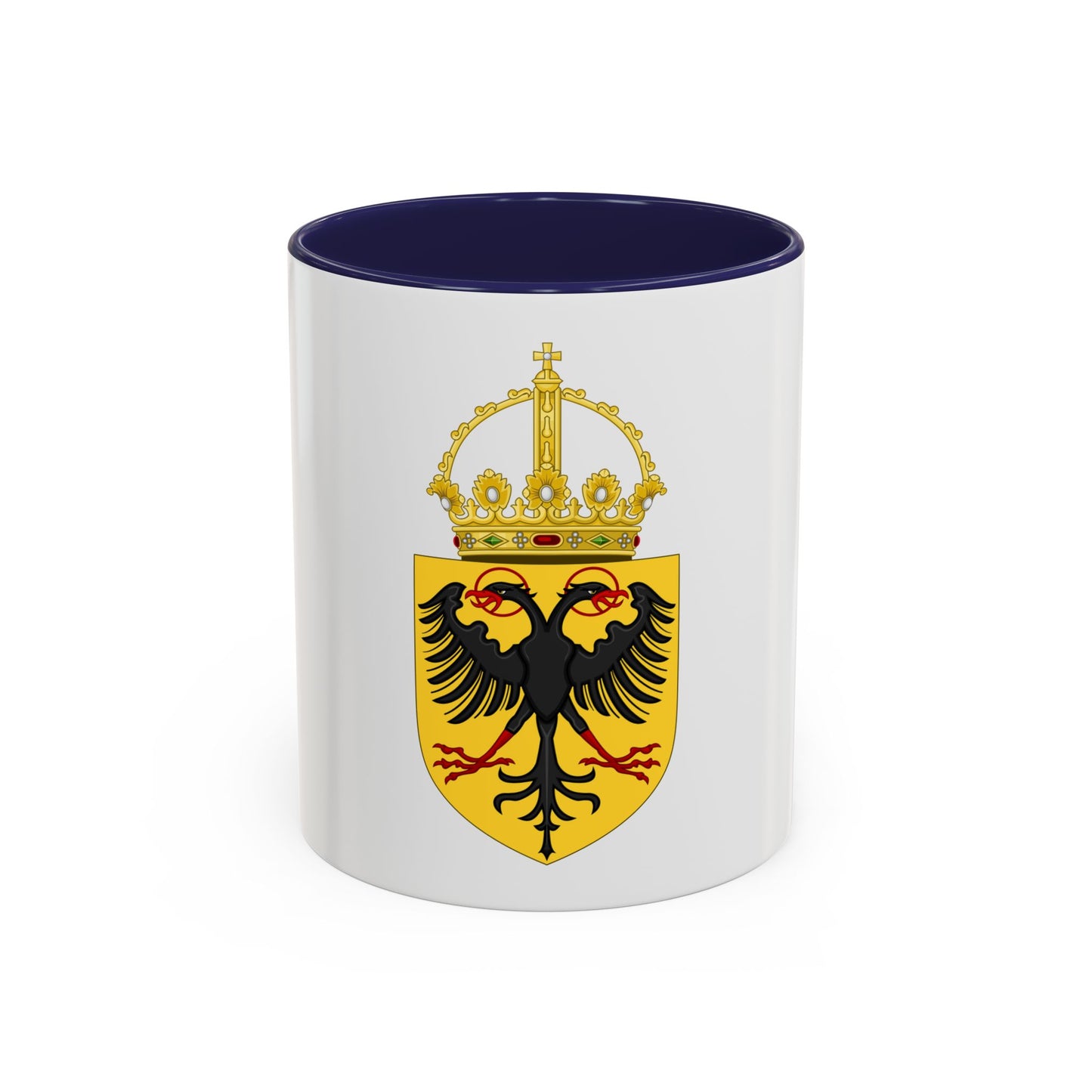 Coat of Arms of the Holy Roman Emperor (1433-1450) - Accent Coffee Mug