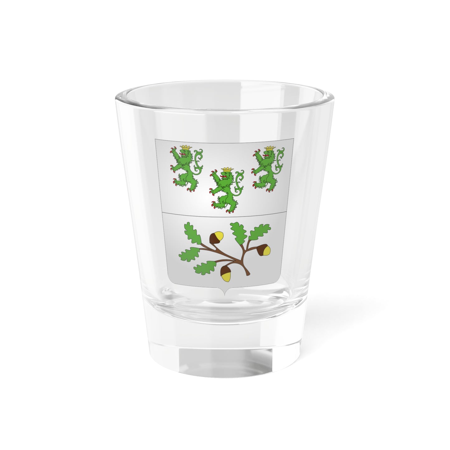Héraldique Ville be Verviers (Belgium) (Coat of Arms) Shot Glass 1.5oz