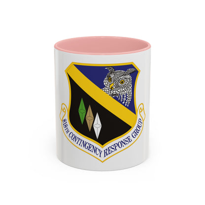 818th Contingency Response Group (U.S. Air Force) Accent Coffee Mug