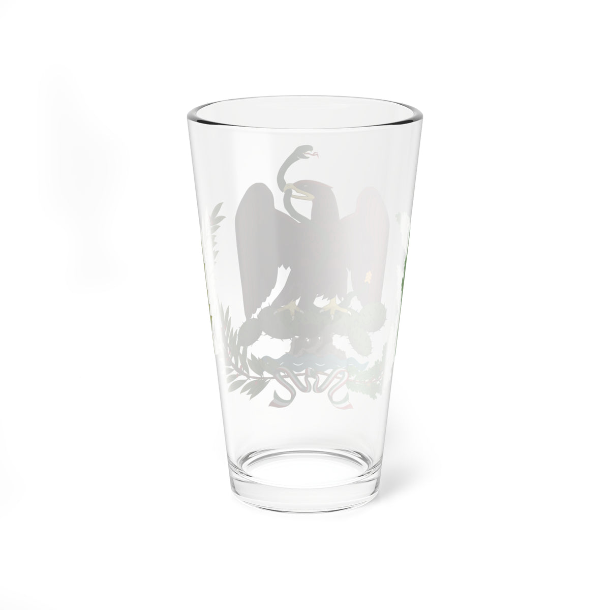 Escudo Nacional de los Estados Unidos Mexicanos 1824-1918 (Mexico) (Coat of Arms) Pint Glass 16oz