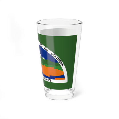 Flag of Kittitas County Washington (United States) Pint Glass 16oz