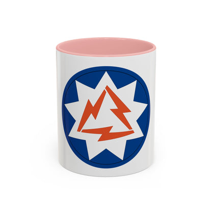 93rd Signal Brigade 2 (U.S. Army) Accent Coffee Mug