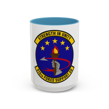 916th Force Support Squadron (U.S. Air Force) Accent Coffee Mug