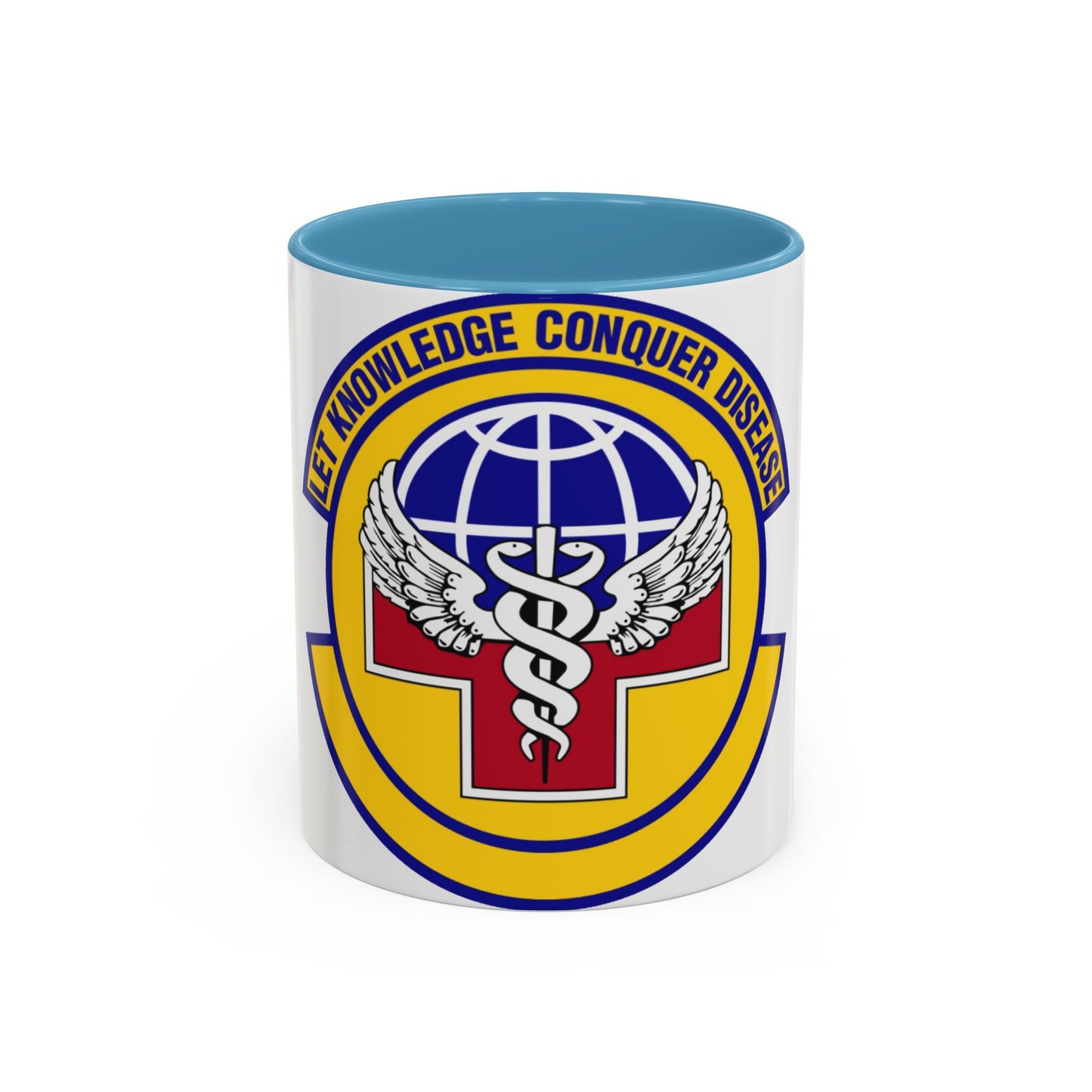 87 Healthcare Operations Squadron AMC (U.S. Air Force) Accent Coffee Mug