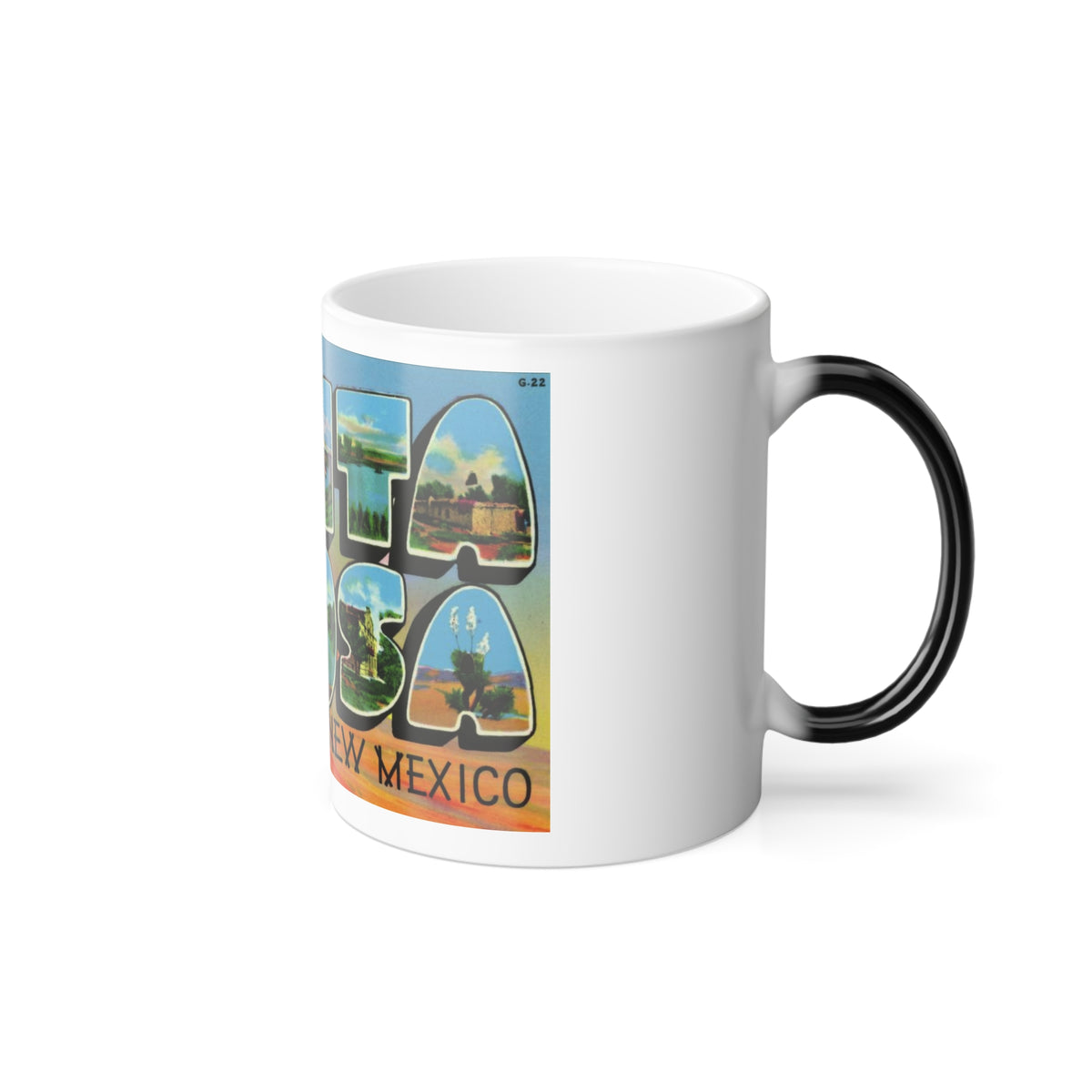 Greetings from Santa Rosa New Mexico (Greeting Postcards) Color Changing Mug 11oz