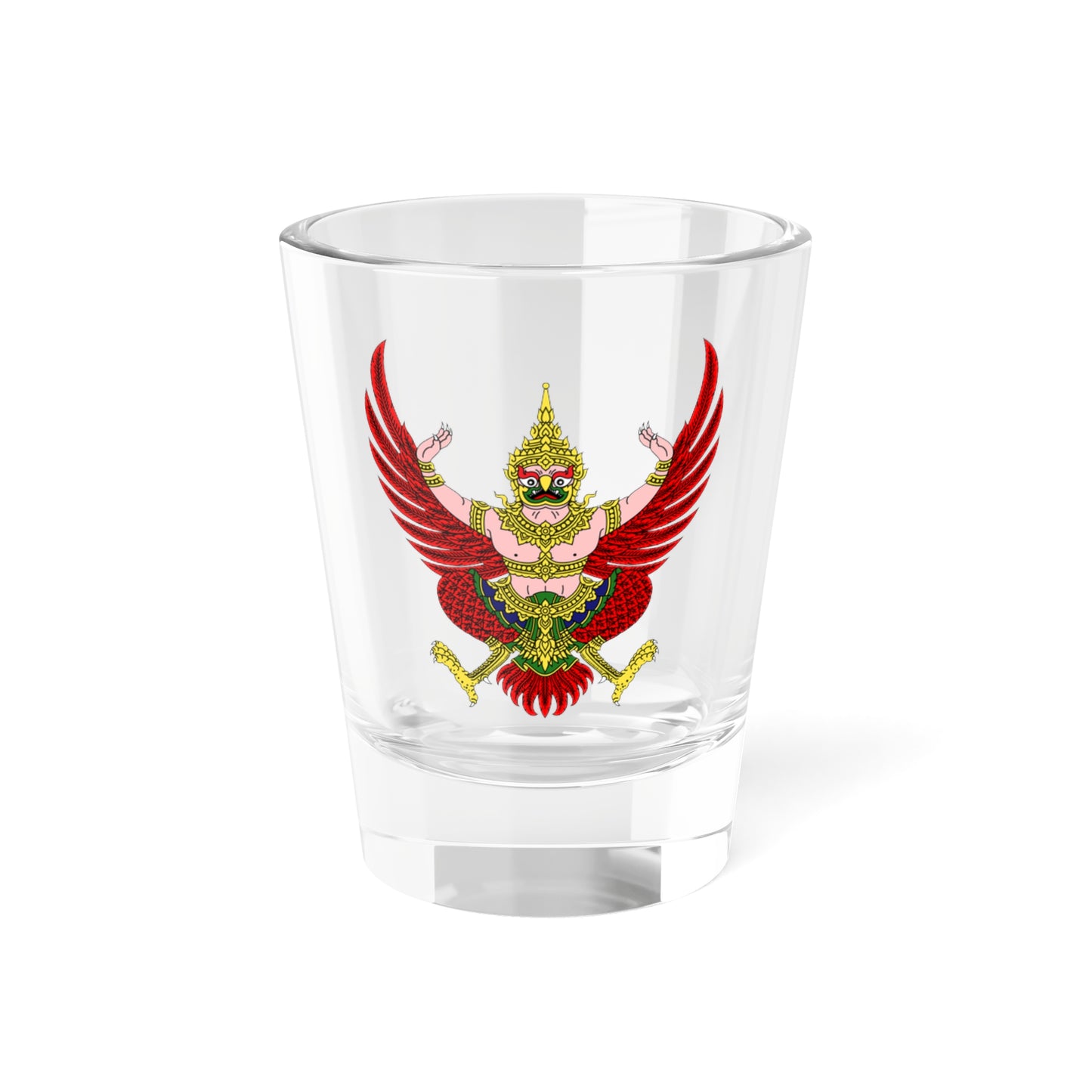 Garuda Emblem of Thailand Royal Thai Government Gazette (Thailand) (Coat of Arms) Shot Glass 1.5oz