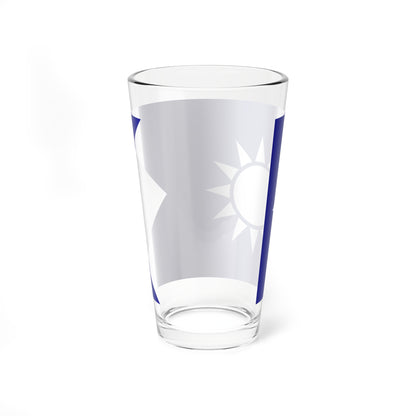 ROCN Commodores Flag 1912 (China) Pint Glass 16oz
